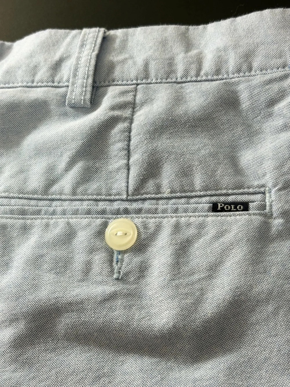 Polo Ralph Lauren Classic Fit Chino Shorts Men’s 38 Light Blue 100% Cotton - Picture 3 of 8